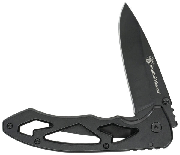 Uncle Henry CK400LCP Skeletonized Large 3" Folding Drop Point Plain Stainless Steel Blade 4.40" Handle Includes Pocket Clip
