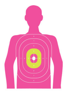 EZ-Aim 15646 In the Pink Paper Works w/Handgun/Shotgun/Airsoft Gun/BB Guns/Pellet Gun 12 x 18 Pink 8 Pack