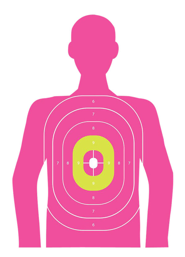 EZ-Aim 15646 In the Pink Paper Works w/Handgun/Shotgun/Airsoft Gun/BB Guns/Pellet Gun 12 x 18 Pink 8 Pack