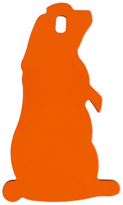 Champion Targets 44916C Impact Steel Prairie Dog Target Rimfire Orange