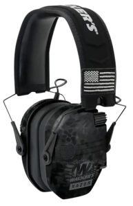 Walker's GWPRSEMPATKPT Razor Patriot Slim Muff 23 dB Over the Head Kryptek Highlander/Black Polymer