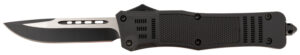 Steel River Knives T620BDP Spartan 3.75" Drop Point Black/Silver 440C SS Blade 5.5" Aluminum Zinc Alloy Handle