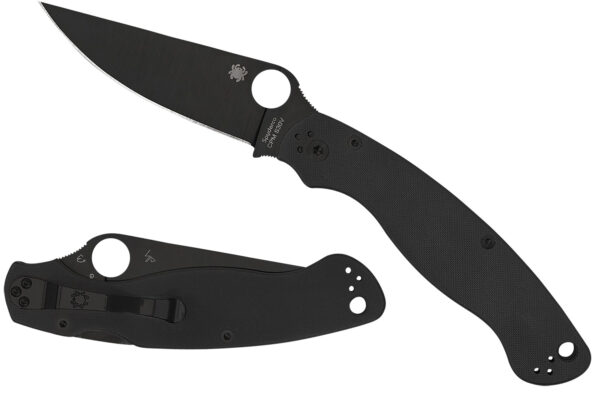 Spyderco Military 2 Black DLC Folding Knife