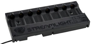 Streamlight 20234 8-Unit Bank Charger Black SL-59/CR123A Battery 100V/120V/AC