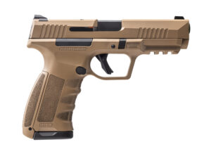 Dickinson LLC RA9FED RA9 9mm Luger 17+1 4.25" Black Steel Barrel, Flat Dark Earth Cerakote Serrated Aluminum Slide, Flat Dark Earth Polymer Frame w/Accessory Rail