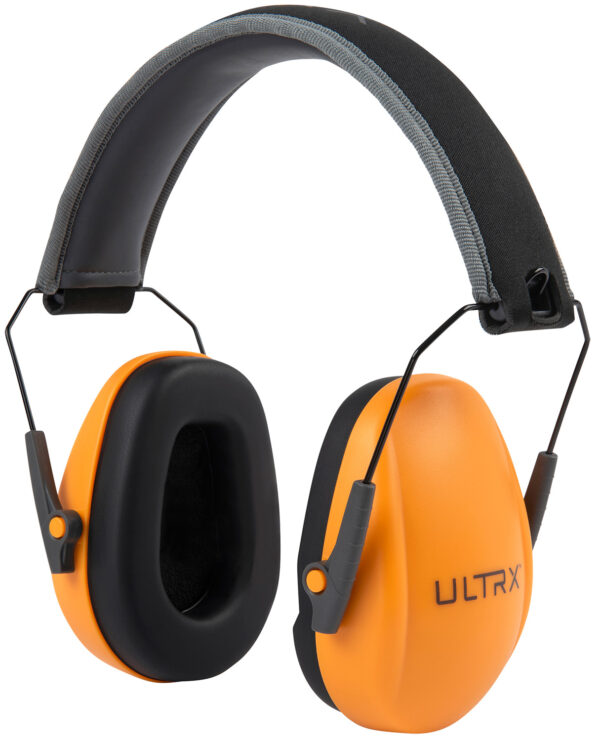 Allen ULTRX Youth Slim Profile Earmuff, 23 dB, Orange