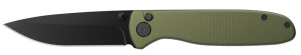 Outdoor Edge Dirk 3.25-Inch Folding Knife, Green
