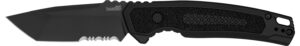 Kershaw Launch 16 Automatic Knife, 3.45-inch Cerakote Part-Serrated Tanto