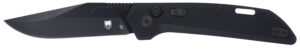 CobraTec Naja Black 3.5-inch D2 Folding Knife