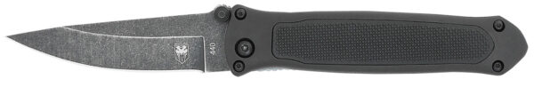 CobraTec Quick Strike 3.25-inch Stonewashed Drop Point Folding Automatic Knife