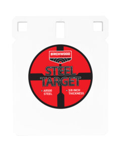 Birchwood Casey AR500 Square Steel Gong, 8 in., 3/8 in. Thick