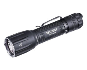 Nextorch TA30C MAX Tactical Flashlight, Black, 3000 Lumens, 390-Meter Beam