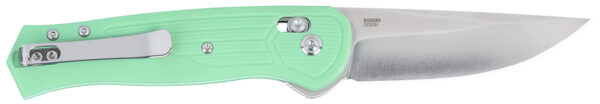 CRKT 7170B SERO EDC 3.02" Folding Plain TiNi S35VN SS Blade, Aqua Textured GRN Handle