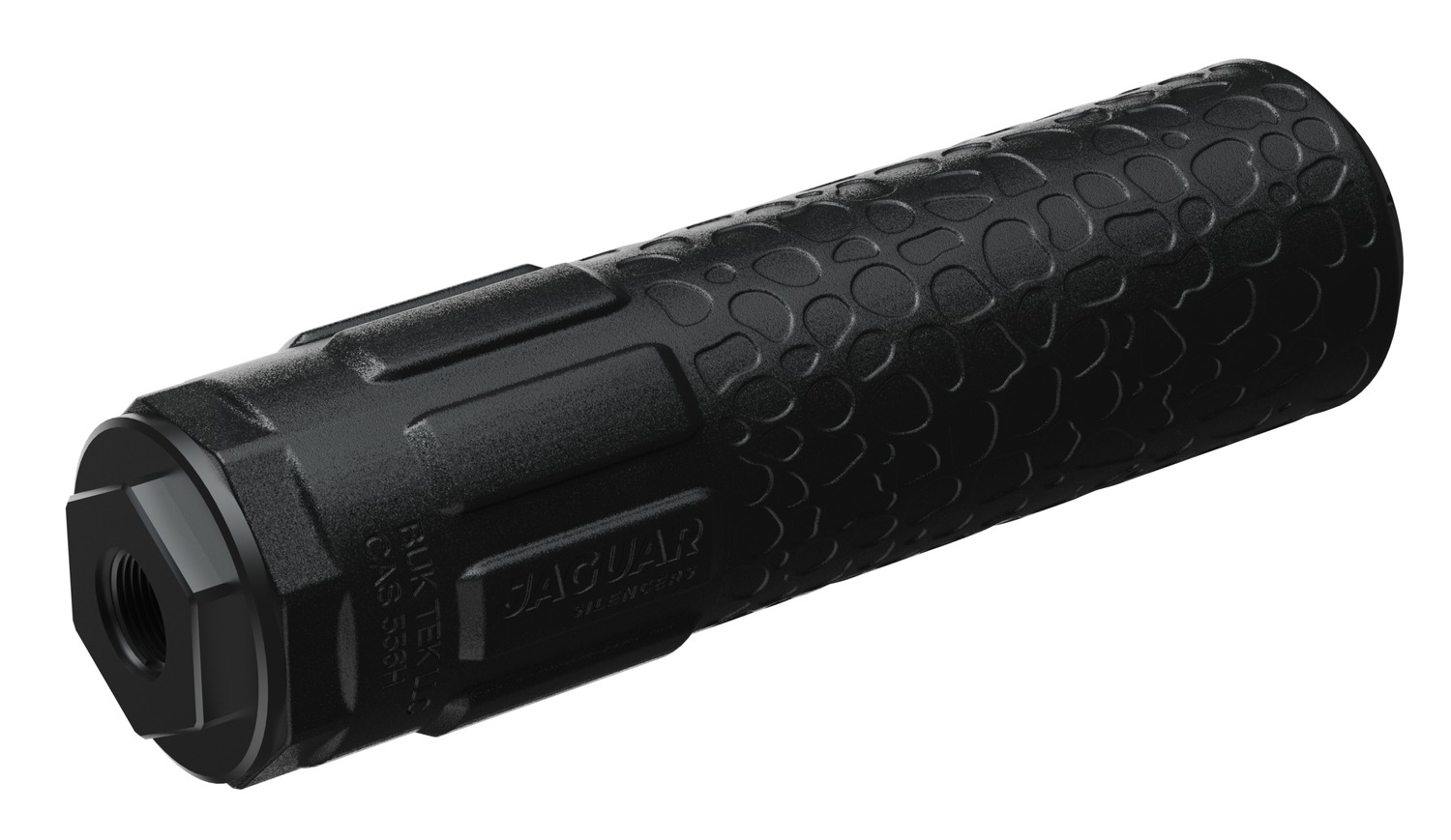 Jaguar Silencers CAS556 Shorty Suppressor, 5.56mm, Black Inconel - BUKTEK