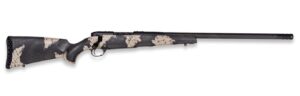 Weatherby MGS01N25CMR4B Mark V Backcountry Guide Full Size 25 Creedmoor 3+1 22" + 2" Carbon Fiber Fluted Threaded Barrel, Black Cerakote Steel Drilled & Tapped Receiver, Black w/Olive Green & Backpack