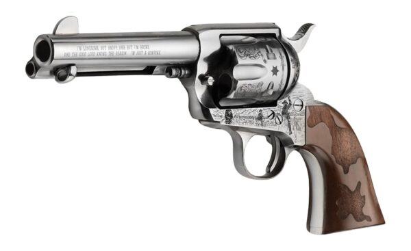 Pietta Cowpoke Revolver, .357 Magnum, 4.75-Inch, Nickel, 6-Shot