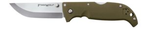 Cold Steel Finn Wolf Folding Knife, OD Green, 3.5-inch Blade