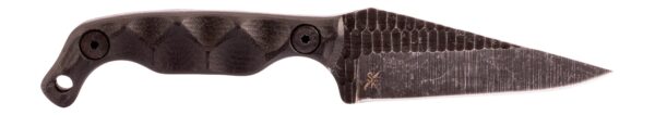Stroup Mini Fixed Blade Knife, Black, 3.5-inch
