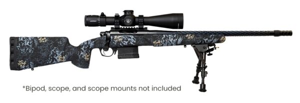 Horizon Firearms HRF-VNP-300P-24R-P Vandal Prime 300 PRC 24" Black Chrome Spiral Fluted Threaded Barrel, Black Chrome Steel Receiver w/Picatinny Rail, Arca Rail Forend, Textured Iota EKO Carbon Fiber
