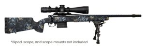 Horizon Firearms HRF-VNP-300W-22R-P Vandal Prime 300 Win 22" Black Spiral Fluted Threaded Barrel, Black Receiver w/Picatinny Rail, Textured Iota EKO Carbon Fiber Stock