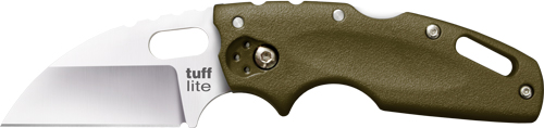 Cold Steel Tuff Lite Folding Knife, OD Green Clip Folder