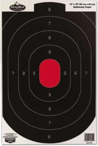 B/C TARGET DIRTY BIRD 12"x18" SILHOUETTE 8/PK ( 6 PER CASE )