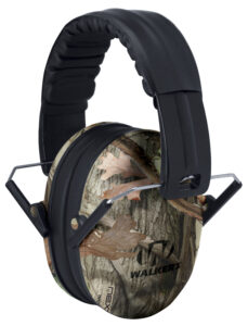 Walker's GWPFKDMCAMO Youth Passive Muff 23 dB Over the Head Next G-1 Camo/Black Polymer