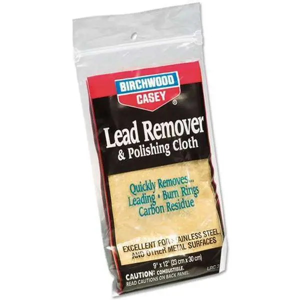 B/C LEAD REMOVER/POLISHING CLOTH 6"x9" ( 6 PER CASE )