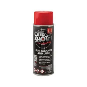 HORNADY ONE SHOT AEROSOL SPRAY GUN CLEANER & LUBE 5 OZ ( 6 PER CASE )
