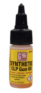 G96 1070 Gun Oil Cleans, Lubricates, Prevents Rust & Corrosion 0.50 oz Squeeze Tube