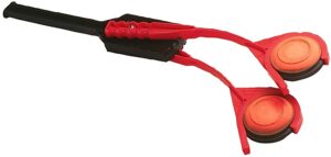 MTM Case-Gard EZDT40 EZ Throw Double Red Polymer Manual Cocking 31" Long Double Ambidextrous Hand