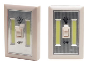 Cyclops Light Switch, 200 Lumens, Ivory, 2-Pack