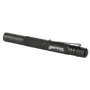 NIGHTSTICK ALUMINUM MINI-TAC FLASHLIGHT - BLACK - 2 AAA BATTERIES