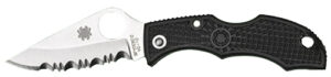 Spyderco Ladybug 3 Black Serrated VG-10