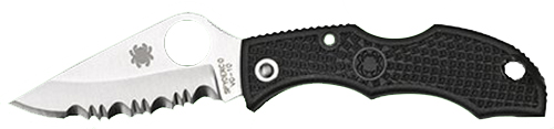 Spyderco Ladybug 3 Black Serrated VG-10