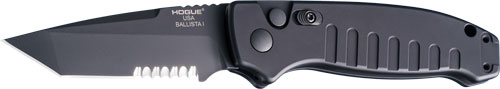 Hogue Ballista-I Button Auto Knife, Tanto Serrated
