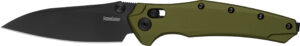 Kershaw Bareknuckle Green Sheepsfoot Folding Knife
