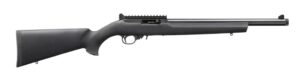 RUGER 10/22 22LR 16.12IN TB BARREL 10RD BLACK/ HOGUE OM STK PROTECTED BLADE FS GR ADJ REAR SIGHT 32024