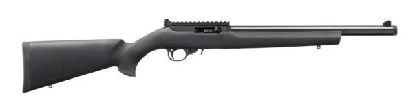 RUGER 10/22 22LR 16.12IN TB BARREL 10RD BLACK/ HOGUE OM STK PROTECTED BLADE FS GR ADJ REAR SIGHT 32024