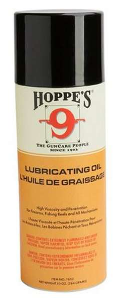 HOPPES LUBRICATING OIL 10OZ AEROSOL ( 12 PER CASE )