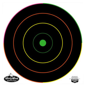 Birchwood Casey 35830 Dirty Bird 12" Bullseye Tagboard Hanging Multi-Color 10 Pk.