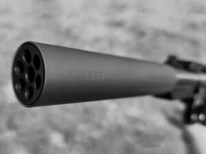 BOSS EL JEFE .22 - 1/2X28 22LR/5.7X28 HIGH PRESSURE RATED SILENCER USER SERVICEABLE ROBUST AND LIGHTWEIGHT EJ-1050-22-SS-12-SE-BLK