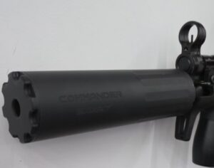 BOSS COMMANDER SWAT - 1/2X28 9MM ULTRA COMPACT DUTY HIGH FLOW SILENCER NITRIDED STAINLESS CORE IDEAL FOR PCC'S CS-17555-9MM-SS-12-SE-BLK