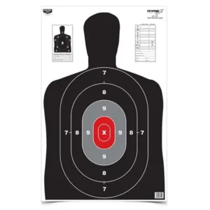 B/C TARGET EZE-SCORER 23"x35" RED CORE PAPER BC27 100/PK
