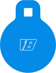 BASH TARGET AR500 GONG TARGET - ROUND 3"-1/2" THICK