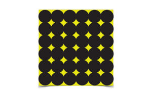 Birchwood Casey Shoot-N-C Round Targets, 1-Inch, 432-Pack