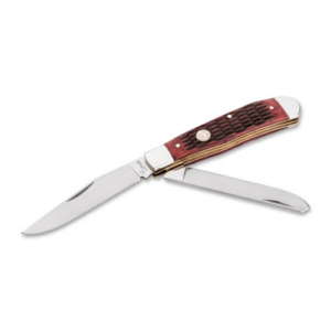 Böker TS 2.0 Trapper, 1095 Carbon Steel, Jigged Brown Bone