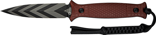 CIVIVI Perfrico Burgundy G10 Fixed Blade Knife