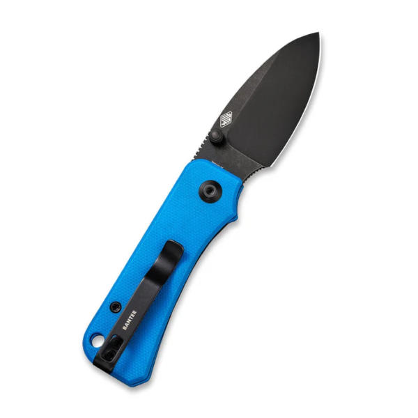 CIVIVI Baby Banter Thumb Stud Knife, Blue G10 Handle
