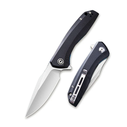 CIVIVI Baklash Folding Knife, Black G10, 3.5-Inch